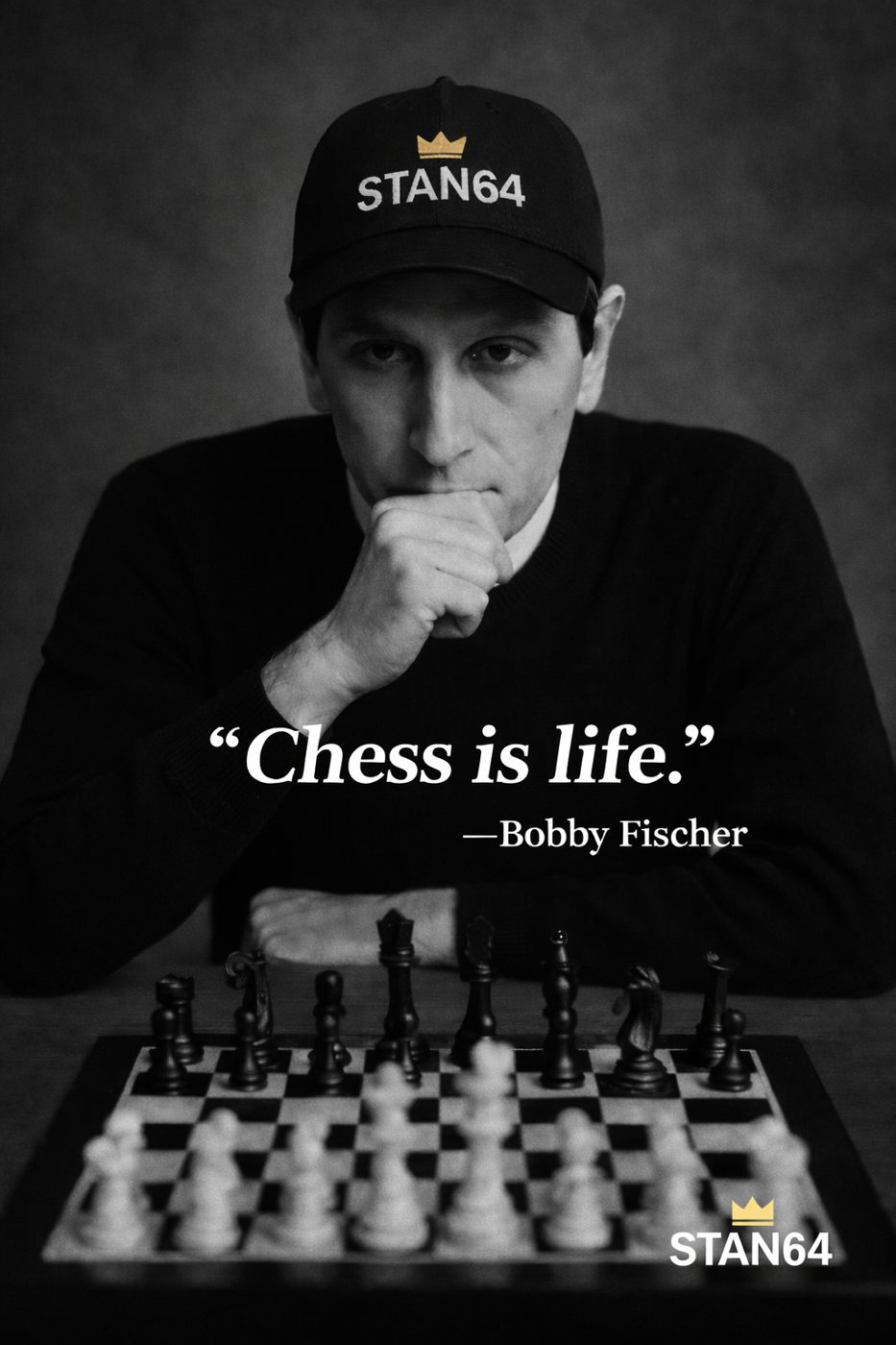 STAN64 design study: Bobby Fischer, Chess is life